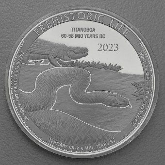 Silbermünze 1oz "Titanoboa 2023" Prehistoric Life