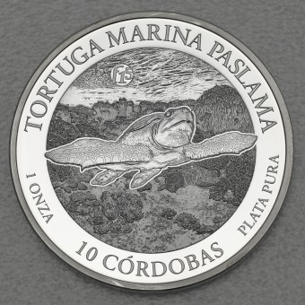 Silbermünze 1oz "Paslama Schildkröte" 2016 (Nicaragua)