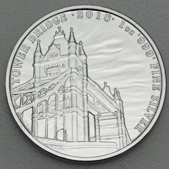 Silbermünze 1oz "Tower Bridge" 2018 Landmarks of Britain (Großbritannien)