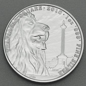 Silbermünze 1oz "Trafalgar Square" 2018 Landmarks of Britain (Großbritannien)