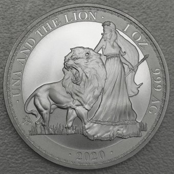 Silbermünze 1oz "Una and the Lion 2020" St. Helena 