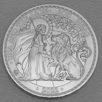 Silbermünze 1oz "Una and the Lion" 2022 (St. Helena)