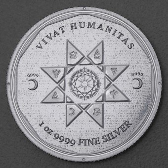 Silbermünze 1oz "Vivat Humanitas" 2022 (Tokelau)