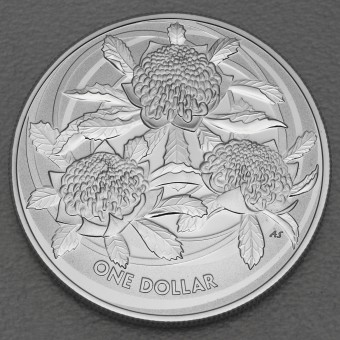 Silbermünze 1oz "Waratah" 2022 Wildflowers of Australia (Australien)