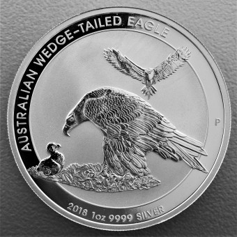Silbermünze 1oz "Wedge-Tailed Eagle 2018" 