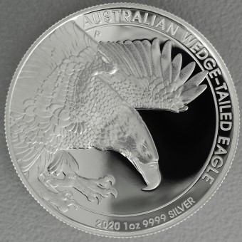 Silbermünze 1oz "Wedge-Tailed Eagle" 2020 (PP/HR) 