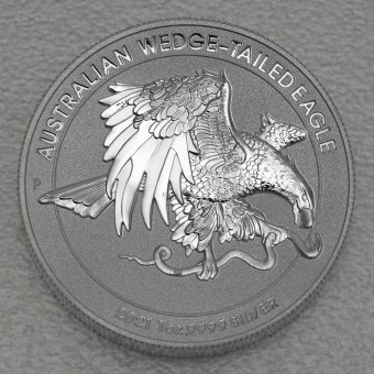 Silbermünze 1oz "Wedge-Tailed Eagle" 2021 Enhanced Reverse Proof High Relief