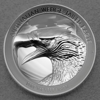 Silbermünze 1oz "Wedge-tailed Eagle" 2022 (PP/UHR) (Australien)