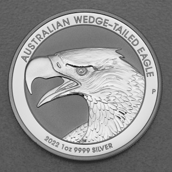 Silbermünze 1oz "Wedge-Tailed Eagle" 2022 (diff) 