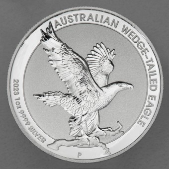 Silbermünze 1oz "Wedge-tailed Eagle" 2023 (Incused) (Australien)