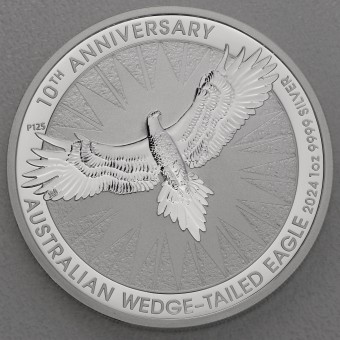 Silbermünze 1oz "Wedge-tailed Eagle" 2024 10th Anniversary (Australien)