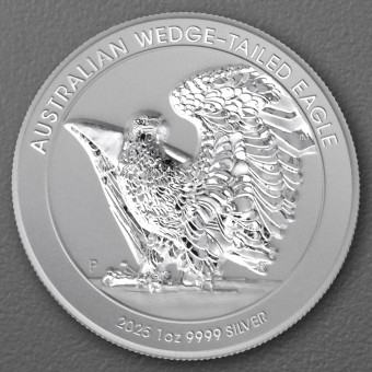 Silbermünze 1oz "Wedge-tailed Eagle" 2025 (Reverse PP/UHR) (Australien)