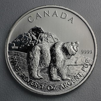 Silbermünze 1oz "Grizzly" 2011 Wildlife Kanada (Kanada)