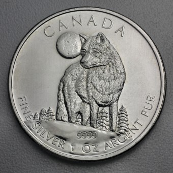Silbermünze 1oz "Wildlife Kanada - Wolf 2011" 