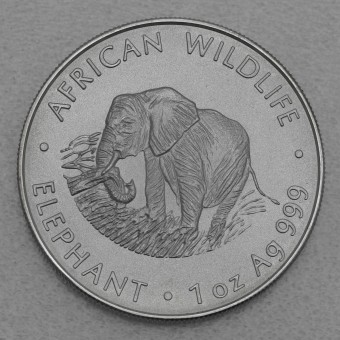 Silbermünze 1oz "Zambia Elefant" 2000 African Wildlife 19% (Sambia)