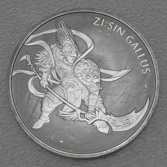 Silbermünze 1oz "Zi:Sin Gallus" 2017 (Südkorea)