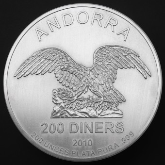 Silbermünze 200oz "Andorra Eagle" verschiedene Jahrgänge (Andorra)