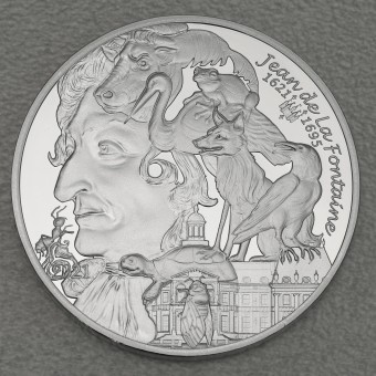 Silbermünze 20 Euro "La Fontaine" 2021 (PP) (Frankreich)