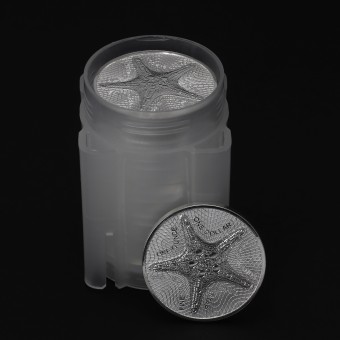 Silbermünze (20x 1oz) "Silver-Star", Tube (Jahrgang 2023)