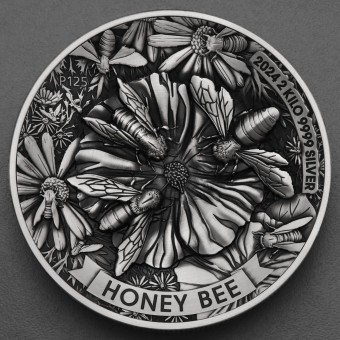 Silbermünze 2kg "Honey Bee" 2024 (AF/HR) (Australien)
