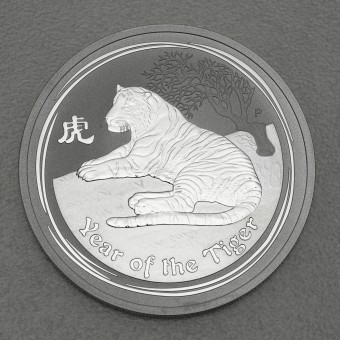 Silbermünze 2oz "Tiger" 2010 Lunar II – Year of the Tiger (Australien)