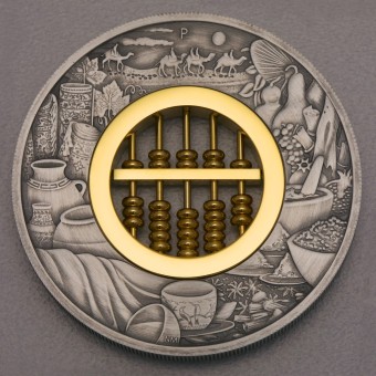 Silbermünze 2oz "ABACUS" 2019 (AF) (Australien)