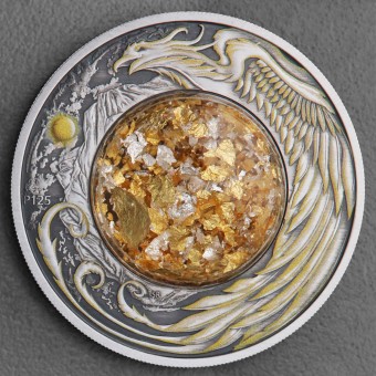 Silbermünze 2oz "Alicanto" 2024 (AF/koloriert) (Tuvalu)
