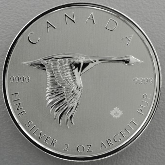 Silbermünze 2oz "Canada Goose 2020" 