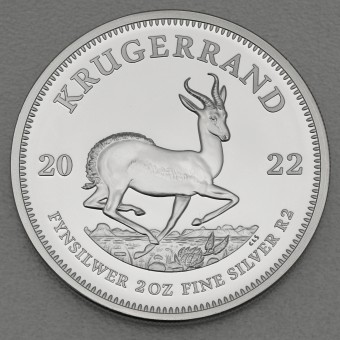Silbermünze 2oz "Krügerrand" 2022 (PP) (Südafrika)