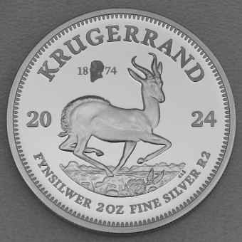 Silbermünze 2oz "Krügerrand" 2024 (PP) (Südafrika)