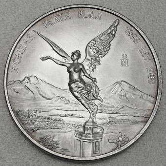 Silbermünze 2oz "Libertad" 1996 (Mexiko)