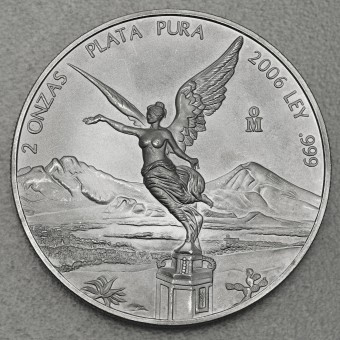 Silbermünze 2oz "Libertad" 2006 (Mexiko)