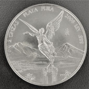 Silbermünze 2oz "Libertad" 2008 (Mexiko)