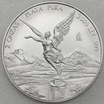 Silbermünze 2oz "Libertad" 2009 (Mexiko)