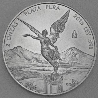 Silbermünze 2oz "Libertad" 2019 (Mexiko)