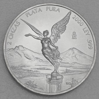 Silbermünze 2oz "Libertad" 2000 (Mexiko)