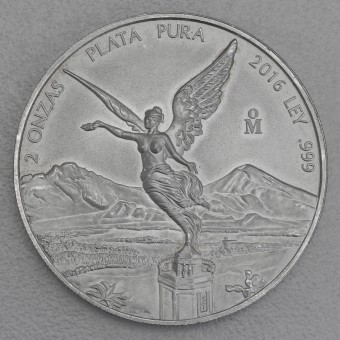 Silbermünze 2oz "Libertad" 2016 (Mexiko)