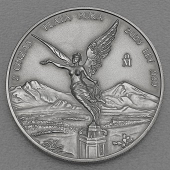 Silbermünze 2oz "Libertad" 2023 (Mexiko)