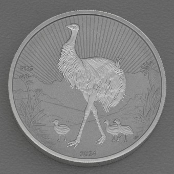 Silbermünze 2oz "Mother & Baby Emu 2024" Next Generation (Australien)
