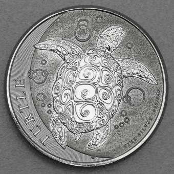 Silbermünze 2oz "Schildkröte" 2015 (Niue)