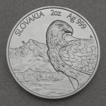 Silbermünze 2oz "Slovakia Eagle" 2021 (Niue)