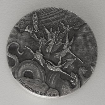 Silbermünze 2oz "The Crowned Virgin" 2019 (AF) Biblical (Niue)
