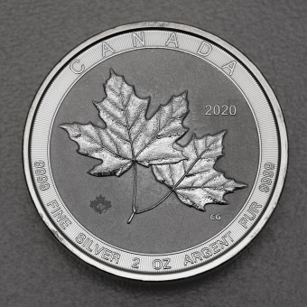Silbermünze 2oz "Twin Maple Leaf 2020" (Kanada) 