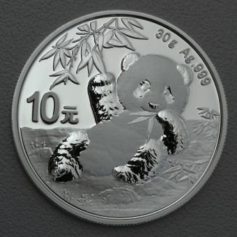 Silbermünze 30g "Panda" 2020 (China)