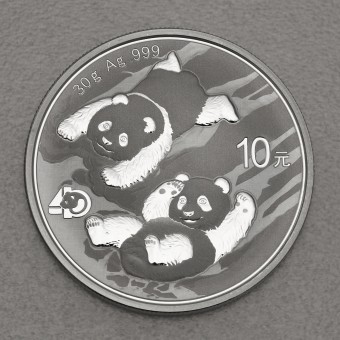 Silbermünze 30g "China Panda - 2022" (Diff.) 