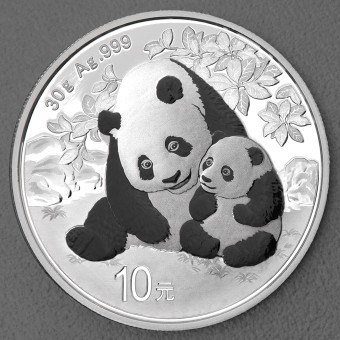 Silbermünze 30g "Panda" 2024 (China)