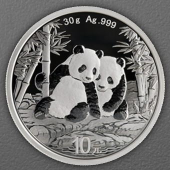 Silbermünze 30g "Panda" 2026 19% (China)
