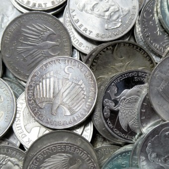 Silbermünze 100 x 5 DM "Diverse" Investmentpaket (Deutschland)