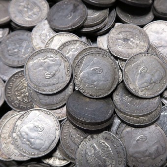 Silbermünze 100 x 5 RM "Hindenburg" Investmentpaket (Deutschland)
