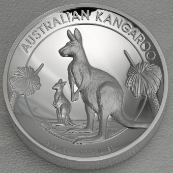 Silbermünze 5oz "Australian Kangaroo" 2020 (PP/HR) (Australien)